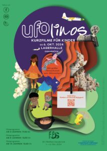 Plakat für die Filmreihe Ufolinos beim Filmfest Osnabrück